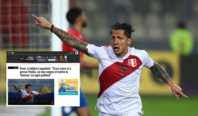 Gianluca Lapadula abrió el camino de la victoria ante Paraguay. Foto: Twitter/Selección Perú