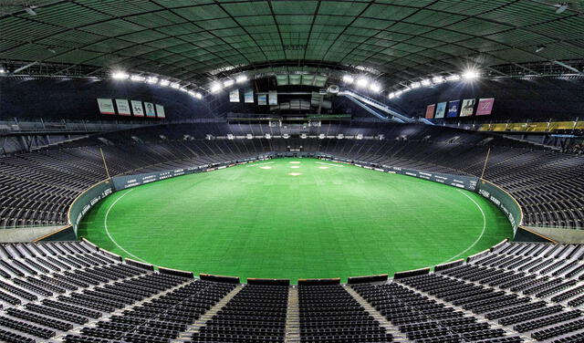 Estadio Sapporo Dome serpa el escenario para el duelo de Argentina contra Egipto. Foto: EFE
