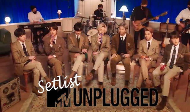 BTS en el MTV Unplugged