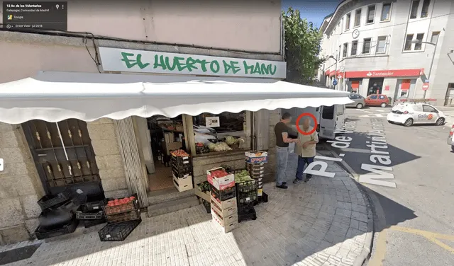 La foto de Google Maps que dio inicio a la captura de Gioachino Gamino, buscado famoso mafioso. Foto: captura/Google Maps