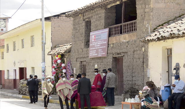 En restauración. Otra casa de Túpac Amaru, en Tungasuca. Foto: difusión