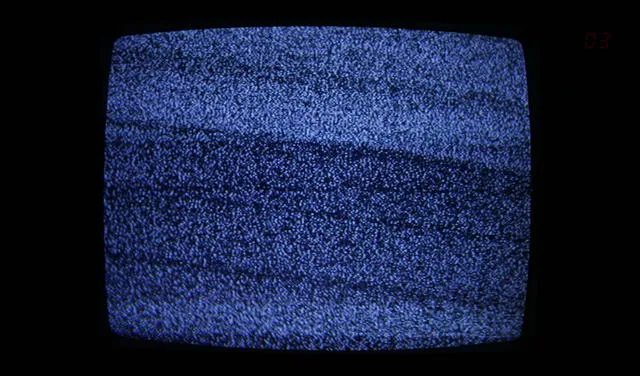 Estática de la televisión analógica. Foto: Flickr