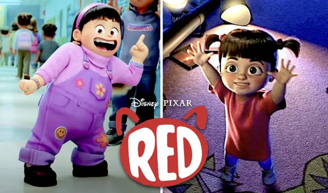 Red, Turning red, Pixar, Abby, Boo, Disney Plus