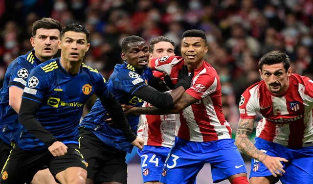 Partido peleado. Los colchoneros se adelantaron y aguantaron el 1-0. Los diablos rojos, con pocas chances de gol, empataron en el tramo final del partido. Foto: AFP