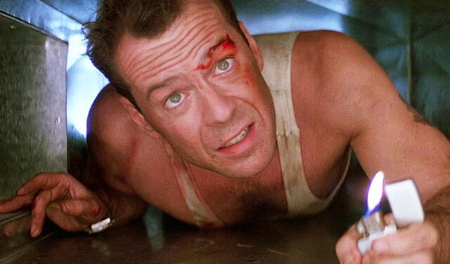 Bruce Willis en Die Hard (Duro de Matar)