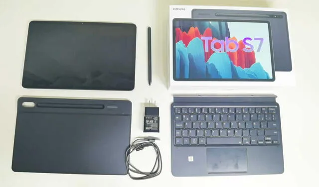 Galaxy Tab S7: unboxing de la tablet premium de Samsung con pantalla de 120Hz