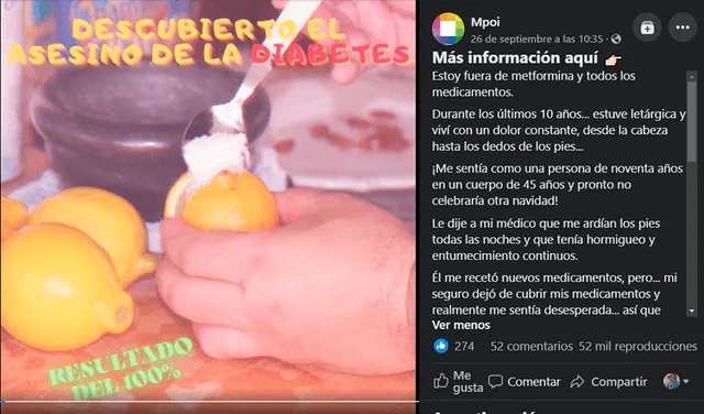 Captura del video viral