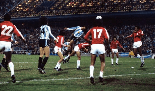 La selección peruana jugó el encuentro Argentina en el Mundial 1978 con la camiseta alterna