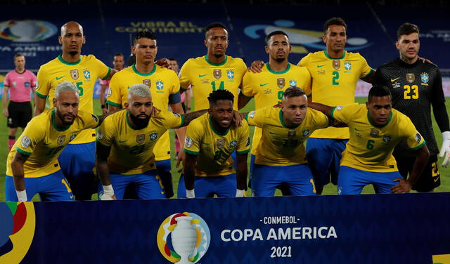 El seleccionado brasileño es el actual campeón del torneo y este 23 se enfrenta a Colombia. Foto: EFE