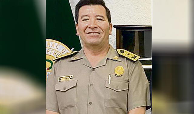 Convocado. General PNP Javier Gallardo Mendoza. Foto: difusión