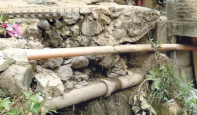 Daño. Obra de agua y desagüe en Pacaipampa fue mal hecha y Elera era el supervisor. Foto: difusión