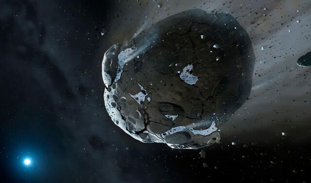 Representación del asteroide Phaeton. Imagen: ESA