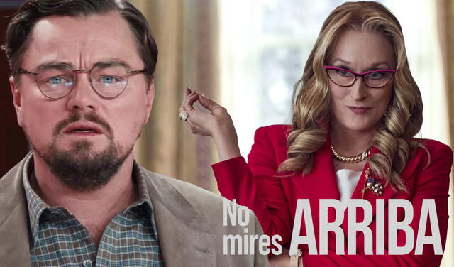 Leonardo DiCaprio habló sobre la escena 'desnuda' de Meryl Streep. Foto: composición/Netflix