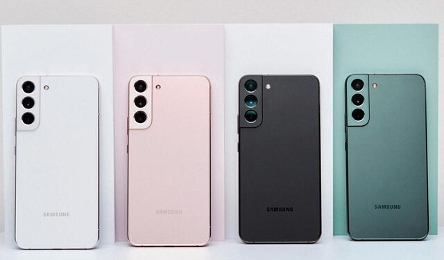 Estéticamente, el Galaxy S22 y el Galaxy S22+ son muy similares. Foto: Samsung