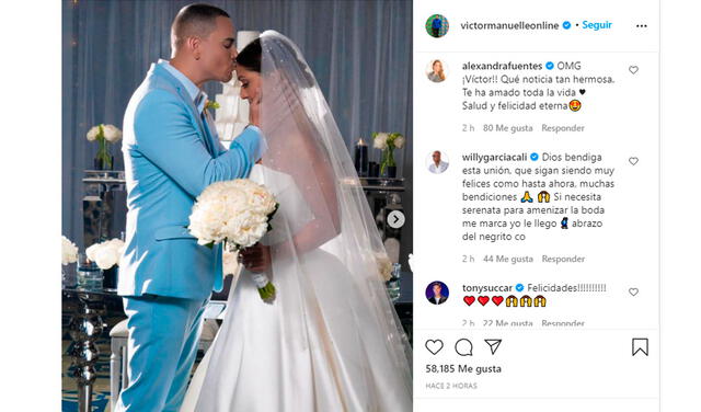 23.1.2021 | Post de Víctor Manuelle anunciando su boda. Foto: captura Víctor Manuel / Instagram