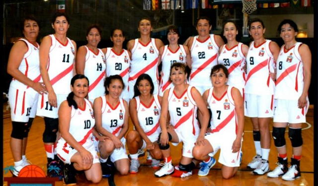Selección peruana de maxibasketball en el mundial de 2016. Foto: Selección de maxibasketball