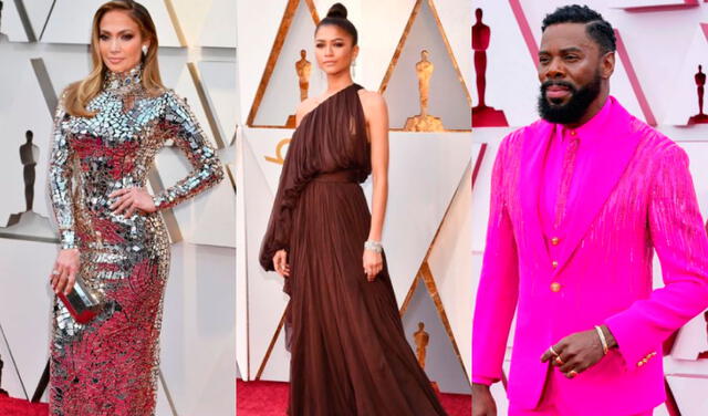 Actores y actrices deslumbraron con sus trajes en la alfombra roja de los Premios Oscar. Foto: composición MTV, Zendaya, Domingo Colman/Instagram.