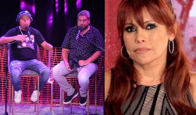 Ricardo Mendoza y Jorge Luna señalaron que Magaly Medina "habló lo que tenía que hablar". Foto: composición/LR/captura/Youtube