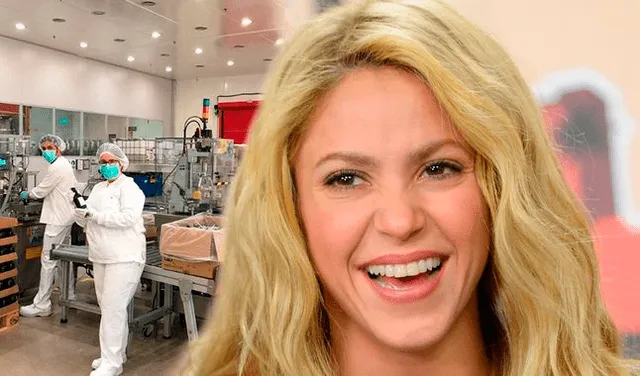 Shakira puso a disposición la fabrica de sus perfumes para la creación de desinfectantes.