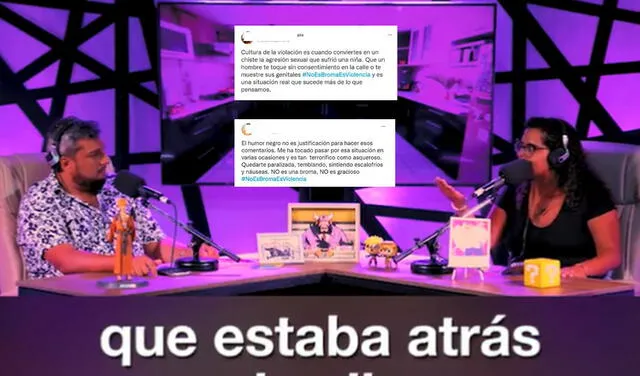 Usuarios condenaron comentarios de Ricardo Mendoza y Norka Gaspar en YouTube. Foto: captura Complétala