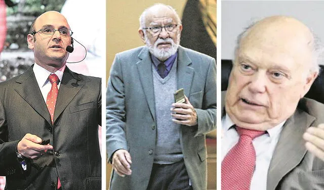 Dionisio Romero Paoletti, Vito Rodríguez Banda y Juan Rassmuss Echecopar