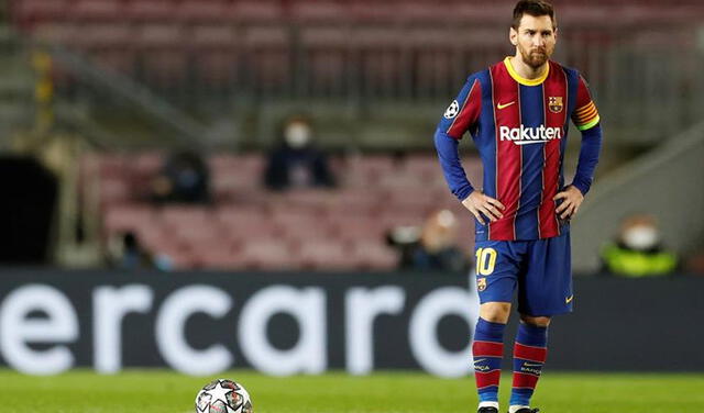 Lionel Messi marcó el único gol del Barcelona en el partido ante el PSG. Foto: EFE