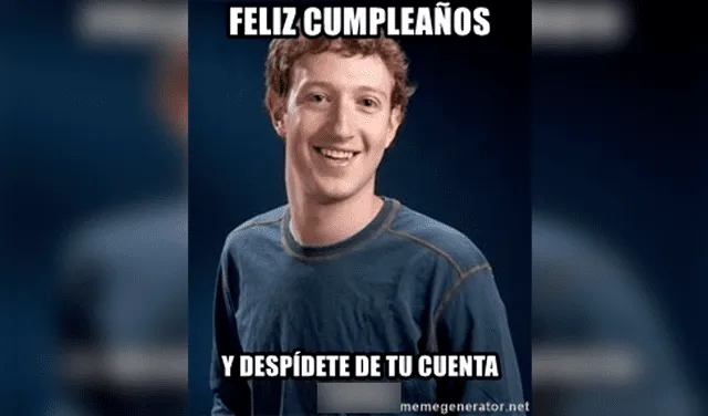 Diviértete con estos memes alusivos al cumpleaños 38 de Mark Zuckerberg. Foto: captura de Facebook