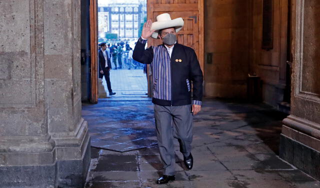 Pedro Castillo a su llegada a la VI Cumbre de la Celac. Foto: Presidencia
