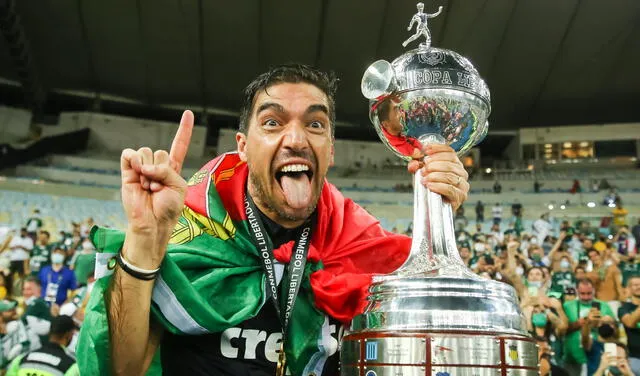 Abel Ferreira es el primer europeo en lograr el bicampeonato de la Libertadores. Foto. Copa Libertadores.