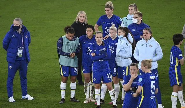 Chelsea llegó por primera vez a una final de Champions League femenina. Foto: AFP
