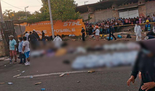 Tragedia en México: al menos 54 migrantes mueren tras volcadura de camión hacia EE. UU.