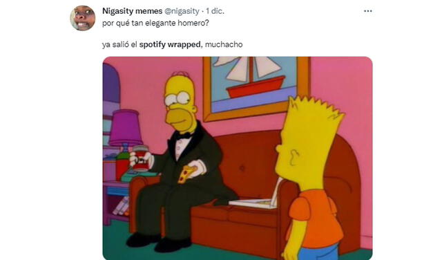 Estos son los memes que dejó el resumen musical de Spotify. Foto: captura de Twitter