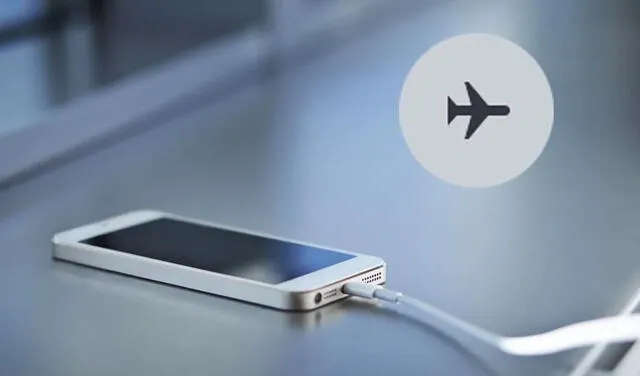 ¿Es verdad que el teléfono se carga más rápido cuando está en modo avión?