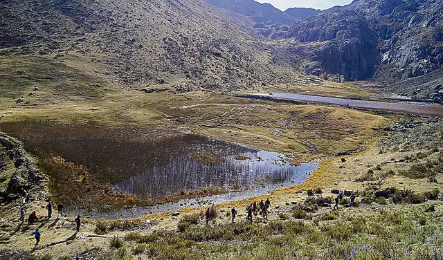 Control hidráulico. Las represas y lagunas de Yanacancha. Foto: difusión