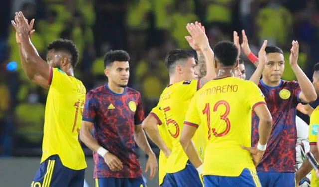 Colombia está a un punto de llegar al repechaje rumbo a Qatar 2022. Foto: EFE