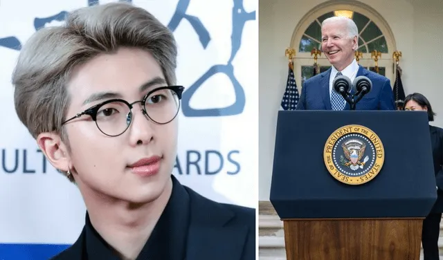 BTS RM Namjoon Casa Blanca Joe Biden Estados Unidos