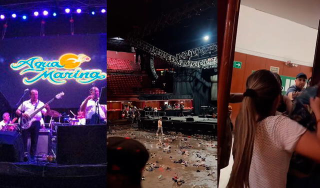 Agua Marina detuvo su concierto en Chile por hechos de violencia.