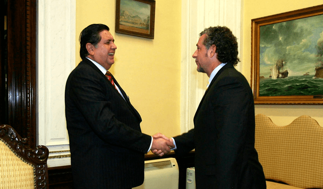 Uzeda tuvo reunión con Alan García en el 2009. Foto: Andina.