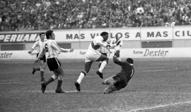 "Perico" León marcó el gol del triunfo en el partido por las Eliminatorias México 1970. Foto: Difusión