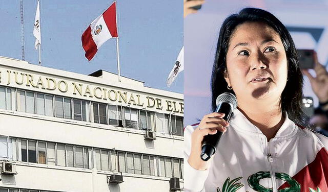 JNE - Keiko Fujimori. Foto: composición La República
