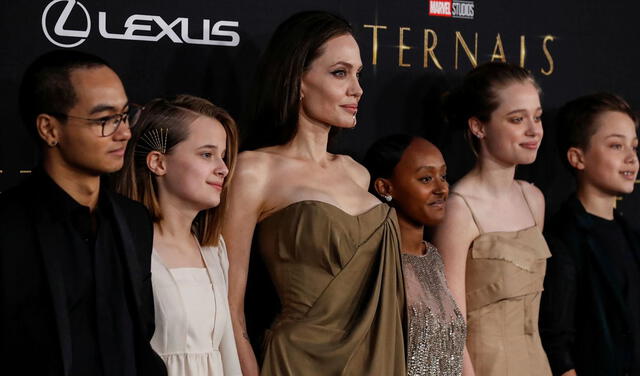 Angelina Jolie fue una de las protagonistas del estreno mundial de Eternals.