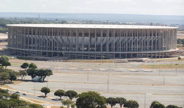 Estadio Mané Garrincha, ubicado en Brasilia, será la sede para el partido de apertura del torneo. Foto: EFE