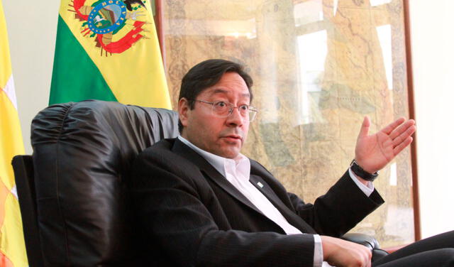 Luis Arce, entonces ministro de Economía, ahora virtual ganador de la elección presidencial en Bolivia. Foto: Virgilio Grajeda.