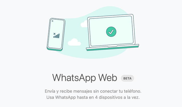 El modo multidispositivo de WhatsApp permite abrir tu cuenta hasta en cuatro equipos diferentes. Foto: Xataka