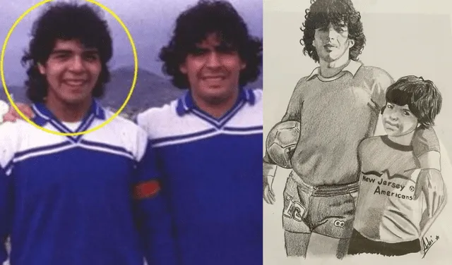 Raúl 'Lalo' es el hermano menor de Diego Maradona y, al igual que el astro argentino, también se dedicó al fútbol. Foto: EFE