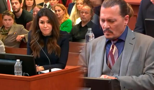 Camille Vasquez forma parte del grupo legal que defiende a Johnny Depp en el juicio contra Amber Heard. Foto: captura YouTube.