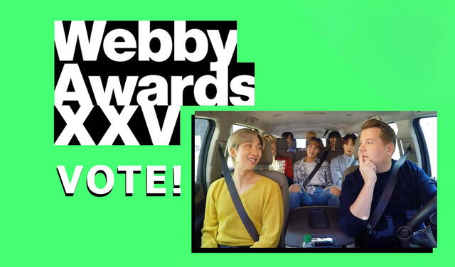 Segmentos de BTS han sido nominados en la edición 25 de los Webby Awards. Foto: composición WA