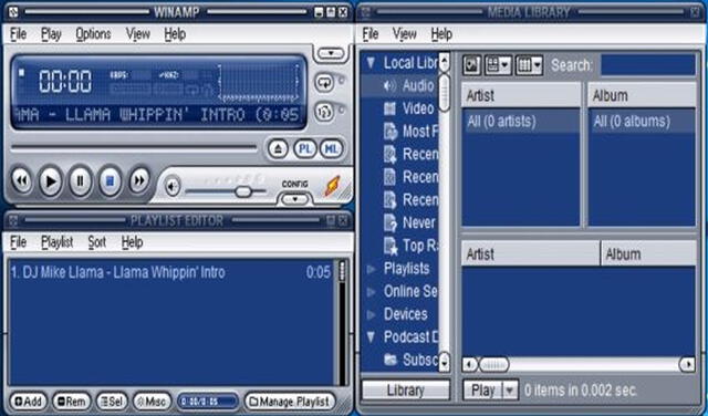 La versión 5.8 de Winamp incluye esta interfaz más moderna. Foto: MuyComputer
