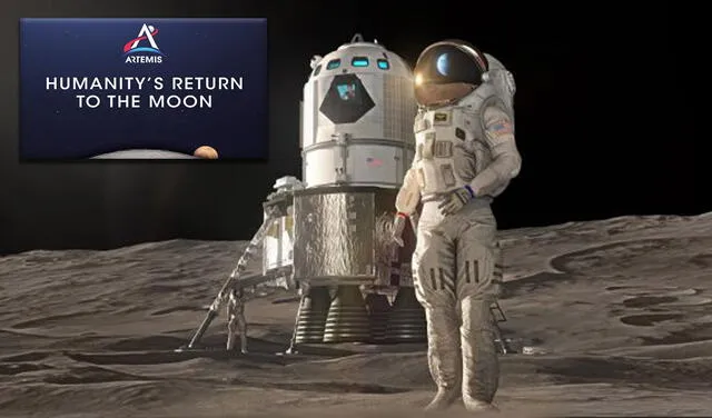 Programa Artemisa invierte 1.600 millones de dólares para volver a pisar la Luna | Foto: Composición LR / NASA / Lockheed Martin
