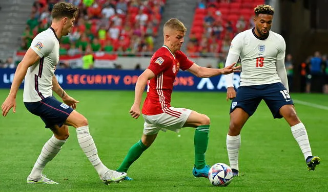 Inglaterra no pudo con Hungría en la primera fecha de la Nations League. Foto: AFP